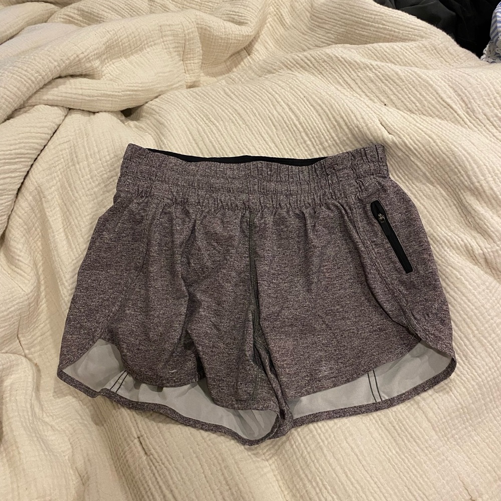 Gray Lululemon tracker short - size 8